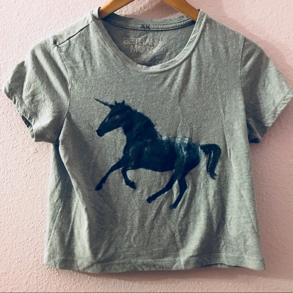 Unicorn crop top